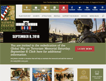 Tablet Screenshot of nationalinfantrymuseum.org